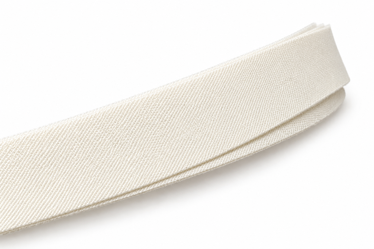Rouleau biais coton - Blanc cassé
