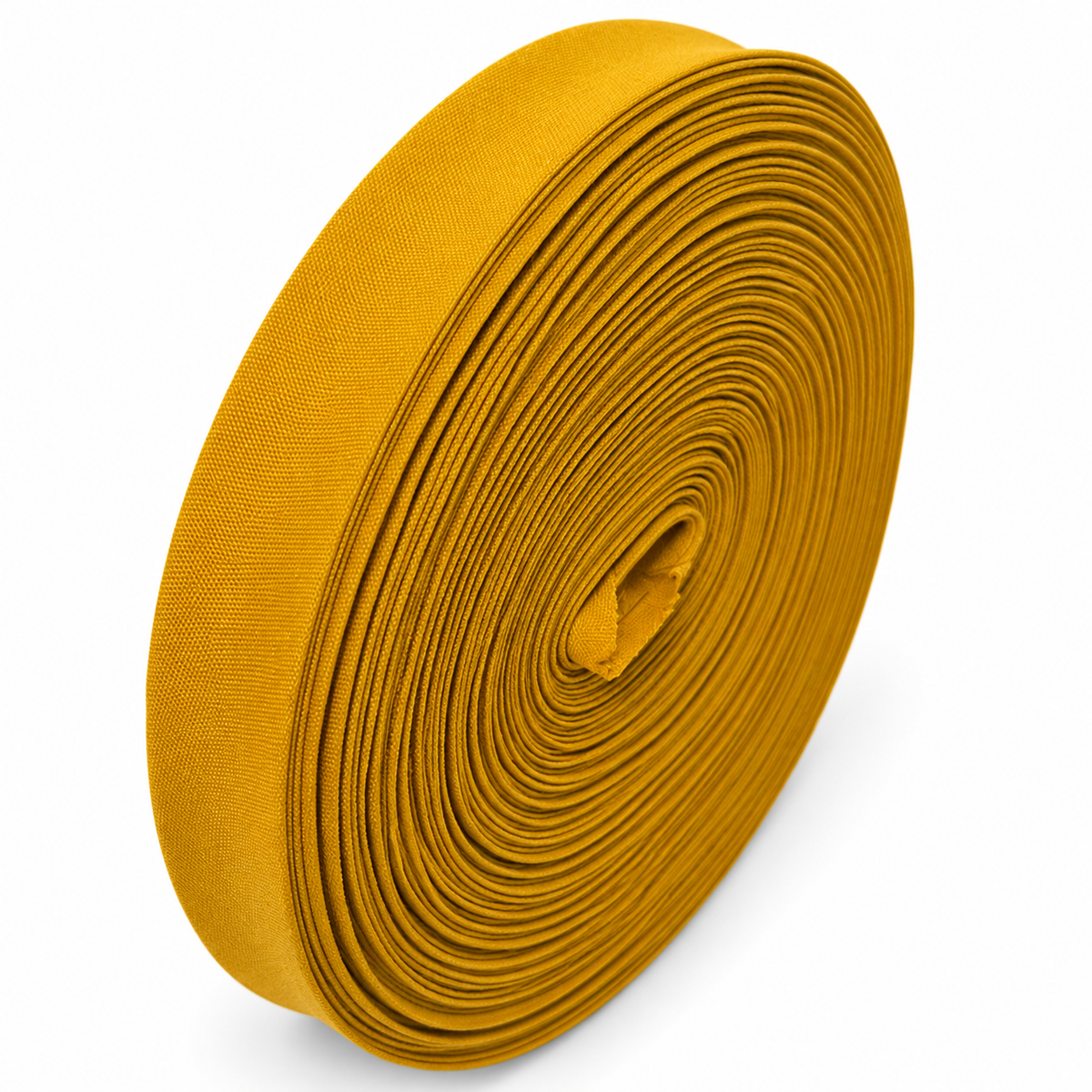 Rouleau biais coton - moutarde